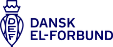 Dansk El-Forbunds A-kasse logo